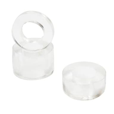 Genérico 3 tamaños de Anillos elásticos Ligeros de Fitness para hombre-ESRF01 (Blanco)