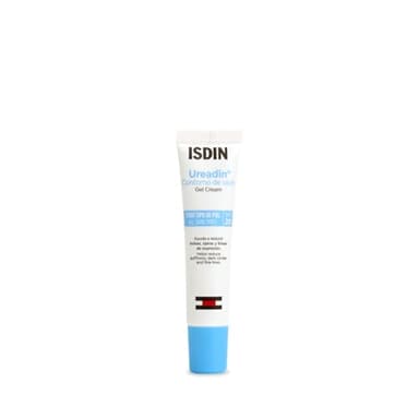 ISDIN Contorno de Ojos Gel Crema, Ayuda a Reducir Bolsas, Ojeras y Líneas de Expresión, Hidratación Inmediata y Duradera, 15 ml