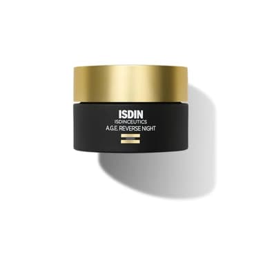 ISDIN Isdinceutics A.G.E Reverse Night Crema Antidedad Reparadora de Noche con Melatonina, Acción Reparadora Durante la Noche, 50 g