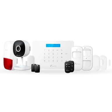 Nivian - Sistema de Alarma para Casa y Negocios Sin Cuotas Mensuales | Kit de Alarma WiFi/gsm | Control Remoto a través de App Tuya | Fácil Instalación Sin Cables | hasta 60 detectores