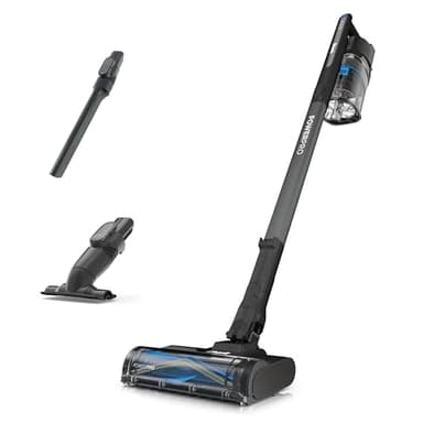 Shark PowerPro Aspiradora sin Cable, 50 min de autonomía, Tecnología FloorDetect, Anti Hair Wrap, Anti-Allergen Complete Seal, Modo de Mano, depósito XL, Azul Metalizado, IZ370EU