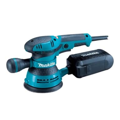 Makita BO5041 - Lijadora eléctrica con cable Rotorbital 125Mm 300W, Negro