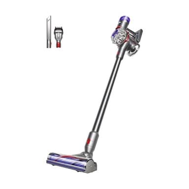 Dyson V8 Advanced™ Aspiradora sin Cable – 130 AW, 40 min de autonomía, Cepillo Motorbar con tecnología antienredos, Accesorio multifunción rinconera, Puerto de Carga, Plata/Níquel