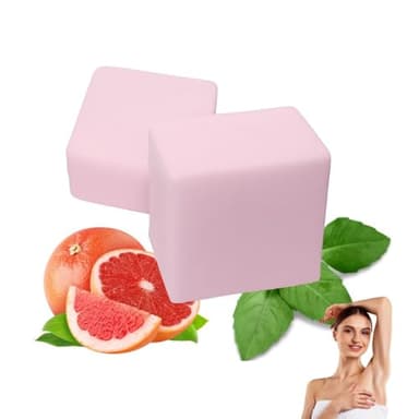 Desodorante sólido natural 50 g | Vegano, ecológico y sin envase | Sin aluminio, sin parabenos ni tóxicos | Neutraliza el mal olor sin bloquear los poros | Apto para mujer y hombre (Pomelo)