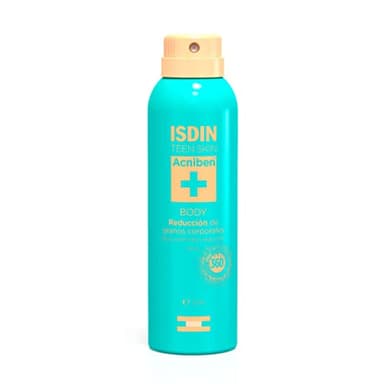 ISDIN Spray Corporal Granos Acniben Body, Sin fragancia, Blanco