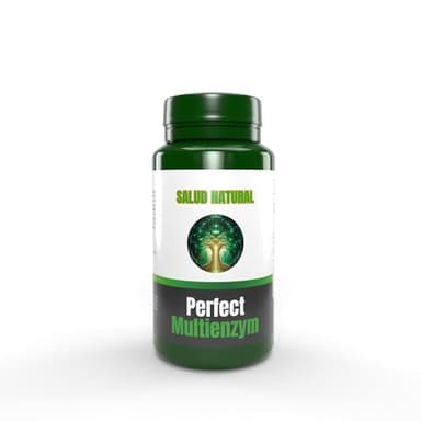 Perfect Multy Enzim | Enzimas Digestivas Naturales | Mejora Digestión, Absorción y Asimilación de Nutrientes | 90 cápsulas | Suplemento Premium | Salud Natural