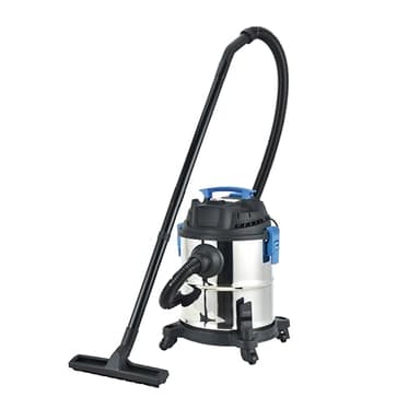 Bikain - Aspiradora 3 en 1 - Líquido, Cenizas y Polvo - Alta Potencia 1200W - Función Soplador - 15 litros - Aspiradora de Agua y en Seco con Ruedas - para Tapicerías, Coche, Suelos y Exteriores