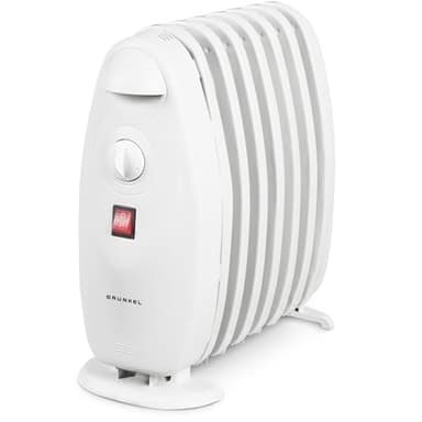 Grunkel - Radiador de Aceite de 7 a 9 elementos RACP-80D Emisor de calor de bajo consumo 3 niveles de calor regulables, termostato y sistema de protección sobrecalentamiento.