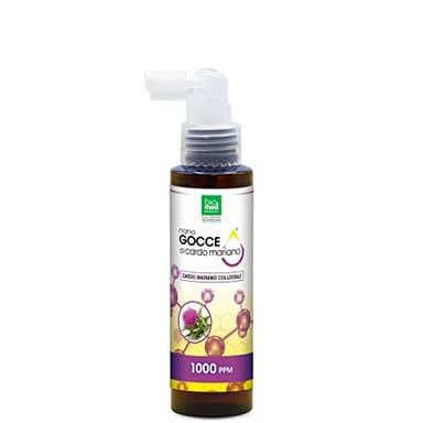 Cardo Mariano líquido. Cardo Mariano Coloidal desintoxica y protege el hígado. Es útil en caso de dolor de estómago y cólicos. Útil también para mejorar la piel. Cada bote contiene 100ml