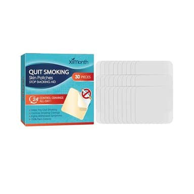 BAYON Parches para Dejar de Fumar – Alternativa sin Nicotina, Controla la Ansiedad y los Síntomas de Abstinencia – Pack 30 Unidades, Efecto 24H, Método Natural, Quit Smoking, Parches para el Tabaco