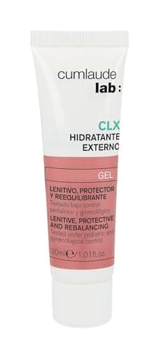 Cumlaude Lab - Hidratante Externo CLX, Gel Hidratante, con Clorhexidina y Ácido Hialurónico, Reduce el Picor, con Acción Calmante, Protectora y Reequilibrante - 30 ml