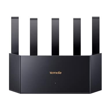 Tenda RX2L Pro - AX1500 Router WiFi 6, Doble Banda 2.4GHz/5GHz, 4 Puertos Gigabit, 5 Antenas de 6dBi, Refrigeración Vertical, Fácil Configuración, VPN, IPV6, WPA3, MU-MIMO, OFDMA, Control Parental