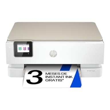 HP Envy Inspire 7220e 242P6B, Impresora multifunción de inyección de tinta A4 a color, Wi-Fi, impresión a doble cara automática, Hasta 22 ppm, 3 meses de impresión Instant Ink con HP+, Blanca