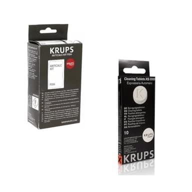 Pack Descalcificador + Limpiador Compatible con Cafeteras Krups | Kit Antical Original & Compatible | Limpieza Profesional de Cafeteras Automáticas y Espresso
