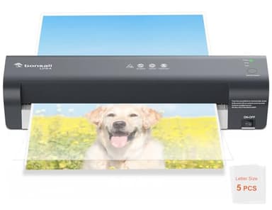 Bonsaii Plastificadora A3, Tecnología Never Jam, Sistema de Control de Temperatura NTC, 80-125 Micrones, Plastificadora de Fotos y Documentos Para la Escuela, la Oficina y el Hogar (L318-A)