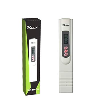 Medidor de TDS XLUX digital, comprueba la calidad del agua, rango de medición de 0 ppm a 9990 ppm, resolución de 1 ppm y precisión de lectura de ±2%