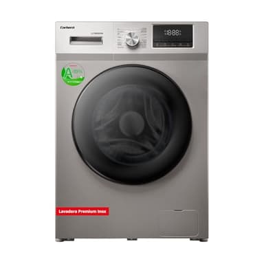Corberó - Lavadora Carga Frontal | CLT805XVIN | 8 Kg | 1400 Rpm Inverter | 16 Programas | Vapor Antialérgico | Inicio Diferido | Lavado Rápido | Puerta XXL | Inox