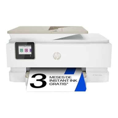 HP Envy Inspire 7920e 242Q0B, Impresora multifunción de inyección de tinta A4 a color, Conexión Wi-Fi, impresión a doble cara automática, 22 ppm, 3 meses de impresión Instant Ink con HP+, Blanca