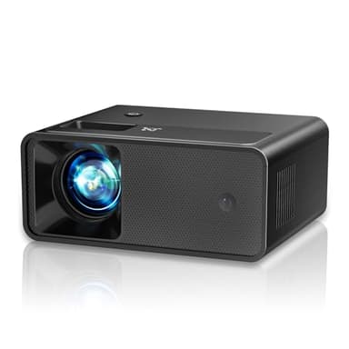 Proyector 13000 Lúmenes 1080P Full HD, 2025 Upgraded Einyoumily Mini Proyector Portátil, 4K Soporte, Cine en casa de 130", Compatible con iOS/Android/TV Stick/HDMI/USB (14 x 11 x 6 cm)
