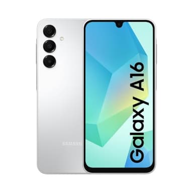 Samsung Galaxy A16 4G LTE, Teléfono Móvil Android, Pantalla 6,7" Super AMOLED, Múltiples Cámaras, Almacenamiento 128GB, Gris (Versión Española), Garantía del Fabricante 3 Años + 1 Año Extra