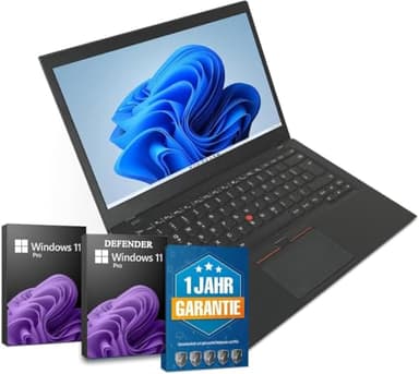 Lenovo ThinkPad T470s UltraBook, portátil 14" Full HD, Intel Core i5-6300U @ máx. 3 GHz, 8 GB, 256 GB SSD, Windows 11 Pro, antivirus gratis