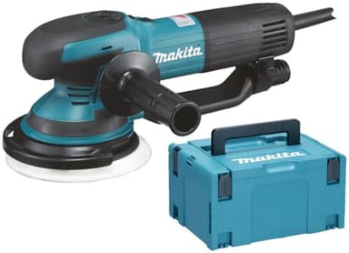 Makita - Lijadora rotorbital 150 mm BO6050J 750w 1600-6800 opm, azul y negro
