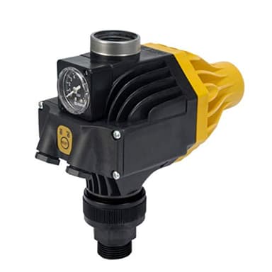 PRESSCONTROL PRESSDRIVE 05 ESPA Acero inoxidable para Bomba DOMESTICA (Press Control) prescontrol Negro, Amarillo