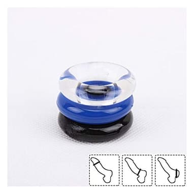 yilemeiyile Anillo Deportivo de Silicona liviano mejore su Experiencia de Entrenamiento Élastiques Cọckrịng Pẹnisrịng Hommes Anneaux Pënë Dë Gơmä Anîllö de Silicona Masculino Pënë Dë Gơmä ZGY601