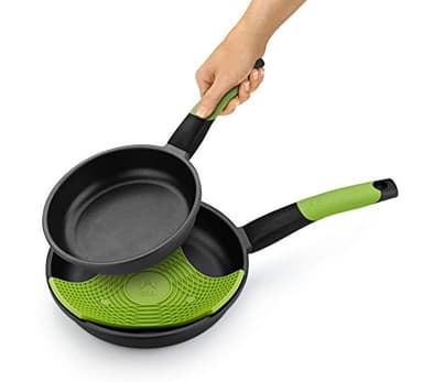 BRA Prior Set de 2 Sartenes, 20-24 cm, de Aluminio fundido + 1 safe