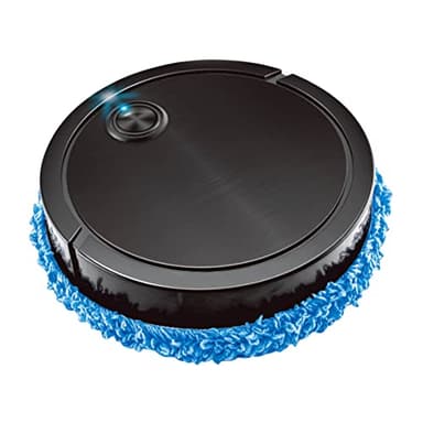 NIDONE Robot Vacuum and MOP Combo: barredera de Piso Inteligente USB Smart Robot Cleaner Automatic Cleaning Robot Wet Dry Smart Sweeper Daily Limpieza, Ideal para el Cabello de Mascotas Negro