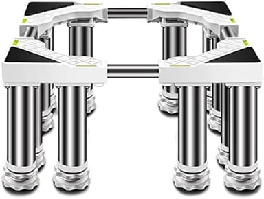 GKJHTED Base de Soporte para Lavadora Pedestales y Marcos de Lavadora Ajustables Soporte para Lavadora Universal Telescópico Ancho 36-55 cm Bandejas