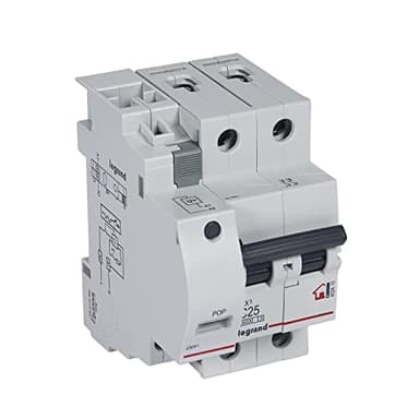 LEGRAND Dispositivo de protección contra sobretensiones permanentes 2P, 25 A, con bobina de protección (POP), Residencial, 402410E