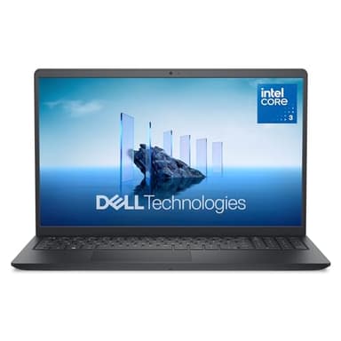 Dell 15 Ordenador Portátil DC15250 15.6" FHD 120Hz, Intel Core 3 100U, 8GB RAM DDR4, 512GB SSD, Intel UHD, Windows 11 Home, Teclado QWERTY Español – Negro Carbón