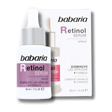 Babaria - Serum Retinol | Serum Facial Mujer Y Hombre 30ml | Retinol Puro Para La Cara | Skin Care Antiarrugas Mujer Con Mas Firmeza | Crema Hidratante Facial Para Todas Las Pieles