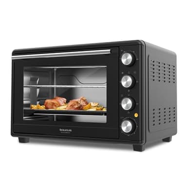 Taurus - Horno de Sobremesa 45L | 2000W Potencia | Hasta 230°C | 15 Tipos de Cocción | Función Stay On | Doble Cristal Reforzado