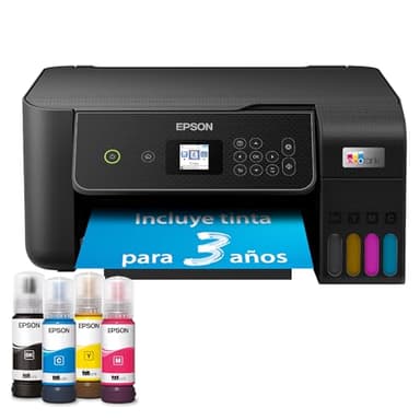 Epson Impresora multifunción EcoTank ET-2870 A4 con depósito de Tinta, conexión Wi-Fi y hasta 3 años de Tinta incluida