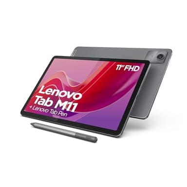 Lenovo Tab M11 - Tablet de 11" 1920 x 1200 px (MediaTek Helio G88, 8GB RAM, 128GB Ampliables hasta 1 TB, 4 Altavoces, WiFi, Bluetooth, Android 13) - Color Gris Luna - Incluye Tab Pen