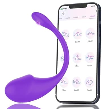 Vìbràdòr Màndo a Distància Ṿibradóradòr Ṥēxṵal para Ṃujęr, Ṽiḇráḑòres Control Remoto App Huěvo Ṽibráción con Màndo Juguetês Eróticos Sexuàles Coṋsôladorês.. para Mújer YEWT405