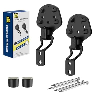 FORGING MOUNT Soporte TV Pared sin Espárragos, Sujeción TV sin Tornillos para TV de 26-90 Pulgadas, Soporte Television hasta 75KG, Fácil Instalación