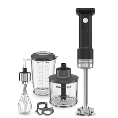 KitchenAid GO - Batidora de mano inalámbrica más accesorios sin batería - 5KHBRV05BM