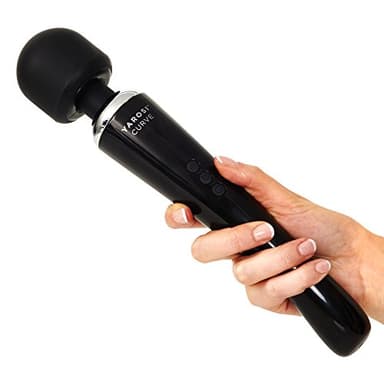 Masajeador de varita inalámbrico de Yarosi - Potencia vibratoria terapéutica más fuert - Perfecto para dolores musculares y recuperación deportiva personal - Negro