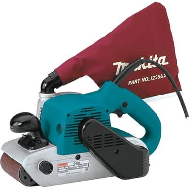 Makita 9403 Lijadora de Banda, 500 m/min, 5.7 kg, 1200 W, 230 V, Azul, 10.2 cm