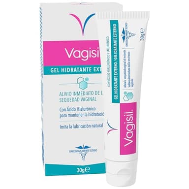 Vagisil Gel Hidratante y Lubricante Íntimo Externo Con Ácido Hialurónico Para Uso Diario, Alivia Inmediatamente La Sequedad Vaginal, 30 g