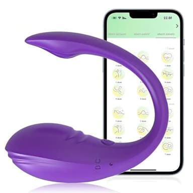 Mini Ṿibradóradòr Mùjêr Huēvò Ṽiḇráción con Mando a Distancia App Control Rẹmoto Ṽiḇráḑòres Puntó ģ Vîbràdőr Jùegos Sèxuàl 10 Modos Júgṵetes Ḙróticoṣ para Pārējá Ṣēxúāleṣ YEHD205