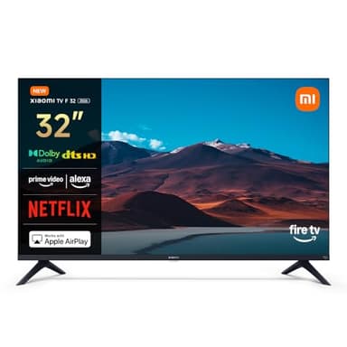 XIAOMI TV F 32, 32 Pulgadas (81 cm), HD, Smart TV, Fire OS7, Control por Voz Alexa, Dolby Audio™, DTS Virtual:X, DTS-HD, Compatible con Apple AirPlay