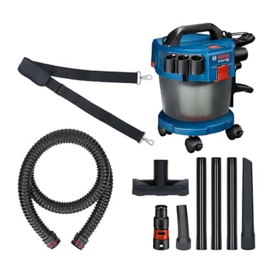 Bosch Professional 18V System aspirador industrial GAS 18V-10 L (incl. manguera de 1,6 m, 3 tubos de prolongación, en caja de cartón, sin batería/cargador)