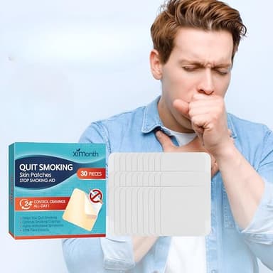 BAYON Parches para Dejar de Fumar | Tratamiento NATURAL y SIN Nicotina (30 Días) | Ayuda Antitabaco Eficaz para Controlar Ansiedad y Antojos | Libérate del Tabaco