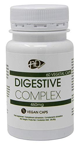 Natural Diet - ENZIMAS DIGESTIVAS: DIGESTIVE COMPLEX - 60 cáps. vegetales de 460 mg.