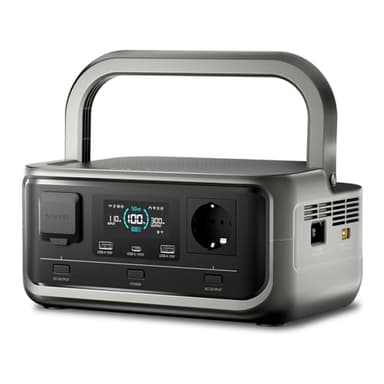 ALLPOWERS VOLIX P300 Estación de Energía Portátil 300W(600W pico) con UPS,Batería LiFePO4 256Wh,Carga Rápida PD 100W,Carga Rápida 80% en 1h,MPPT 110W Máx.Ideal para Casa,Camping y Autocaravanas