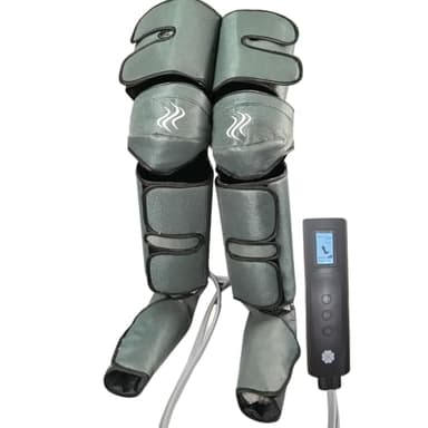 Presoterapia de Piernas, Masajeador de Piernas con Compresión, Presoterapia para casa (Gris Marengo)